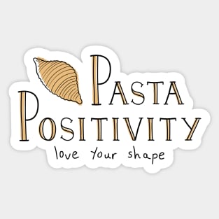 Pasta Positivity - Conchiglie Sticker